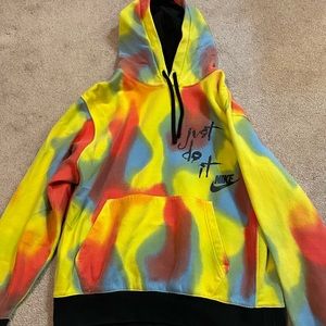 Colorful Large Nike hoodie
